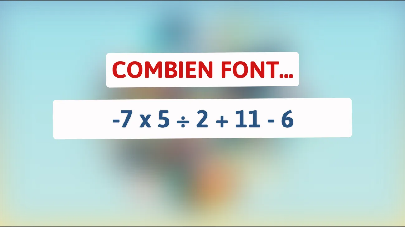 Avez-vous le cran de résoudre ce défi mathématique : pouvez-vous trouver la réponse avant les autres ?"