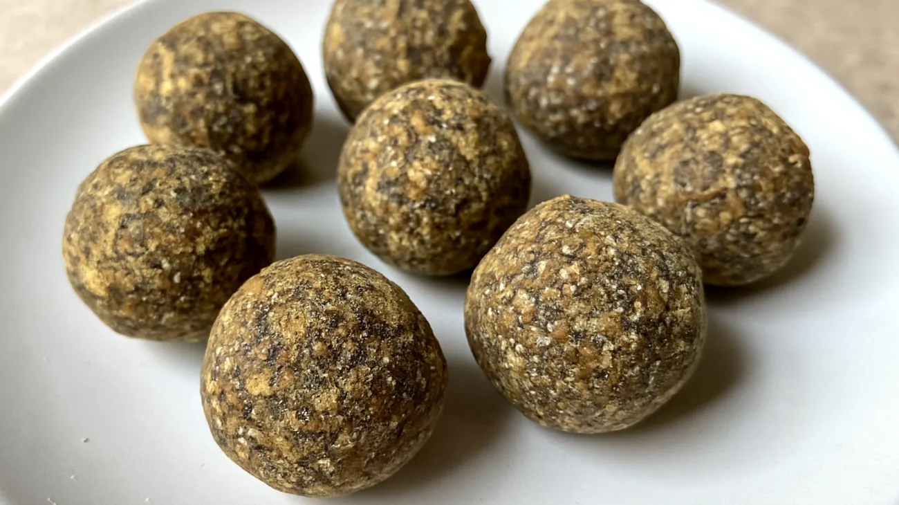 Boules d'énergie aux graines de chia et lucuma"