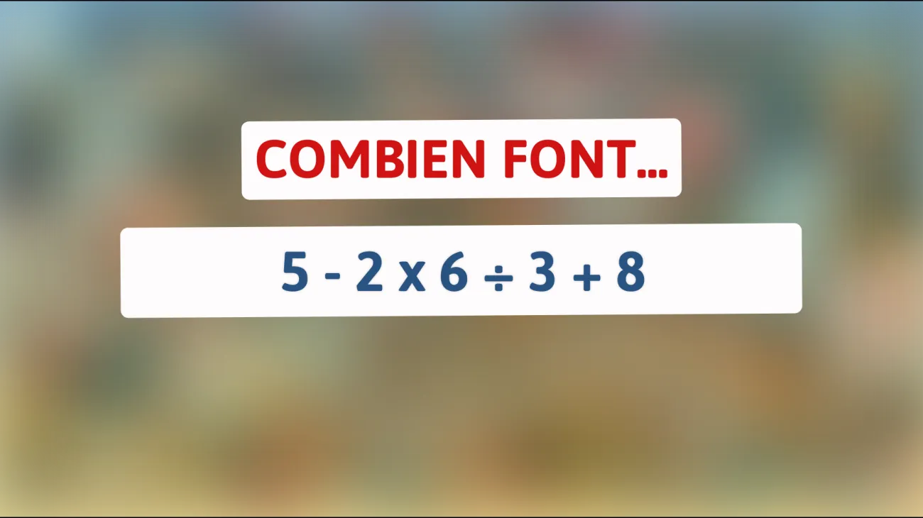 Défiez votre logique : Pouvez-vous résoudre cette énigme mathématique piégeuse ?"